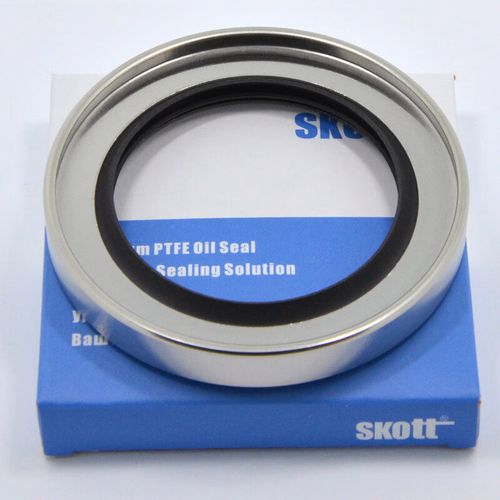 英國skott進(jìn)口不銹鋼油封雙唇高速軸耐腐蝕鐵氟龍密封件6065 60x75x5